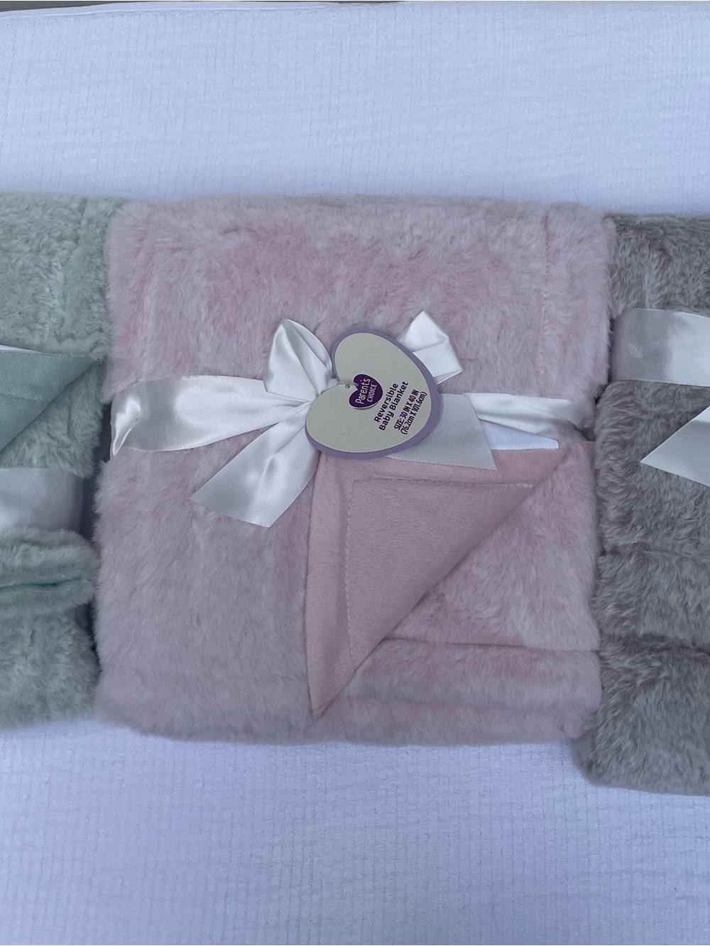 Baby Plush Faux Fur Throw Blanket
